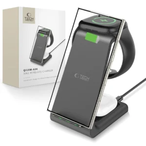 Tech-Protect QI15W-A36 3in1 Charging Station for Android - Blackeng