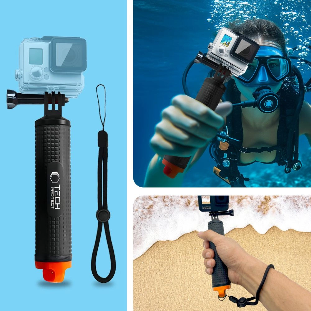 Tech-Protect GA100 Hand Grip for GoPro / DJI - Blackeng