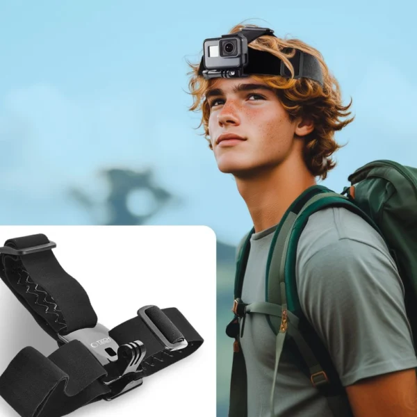 Tech-Protect GA100 Head Mount for GoPro / DJI - Blackeng