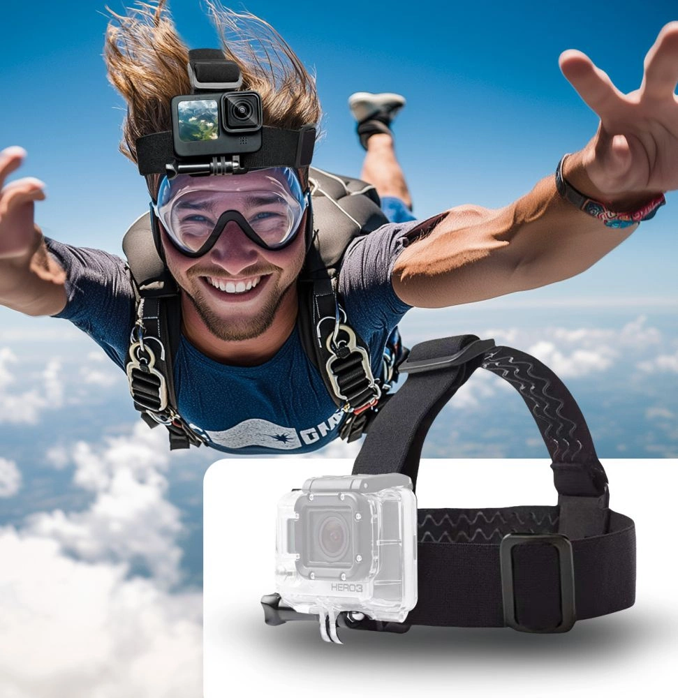 Tech-Protect GA100 Head Mount for GoPro / DJI - Blackeng