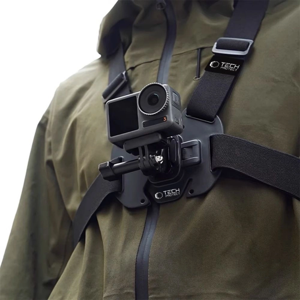 Tech-Protect GA100 Chest Mount for GoPro / DJI - Blackeng