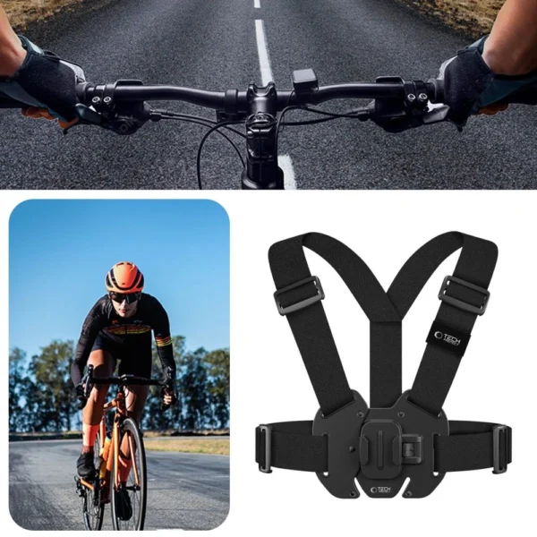 Tech-Protect GA100 Chest Mount for GoPro / DJI - Blackeng
