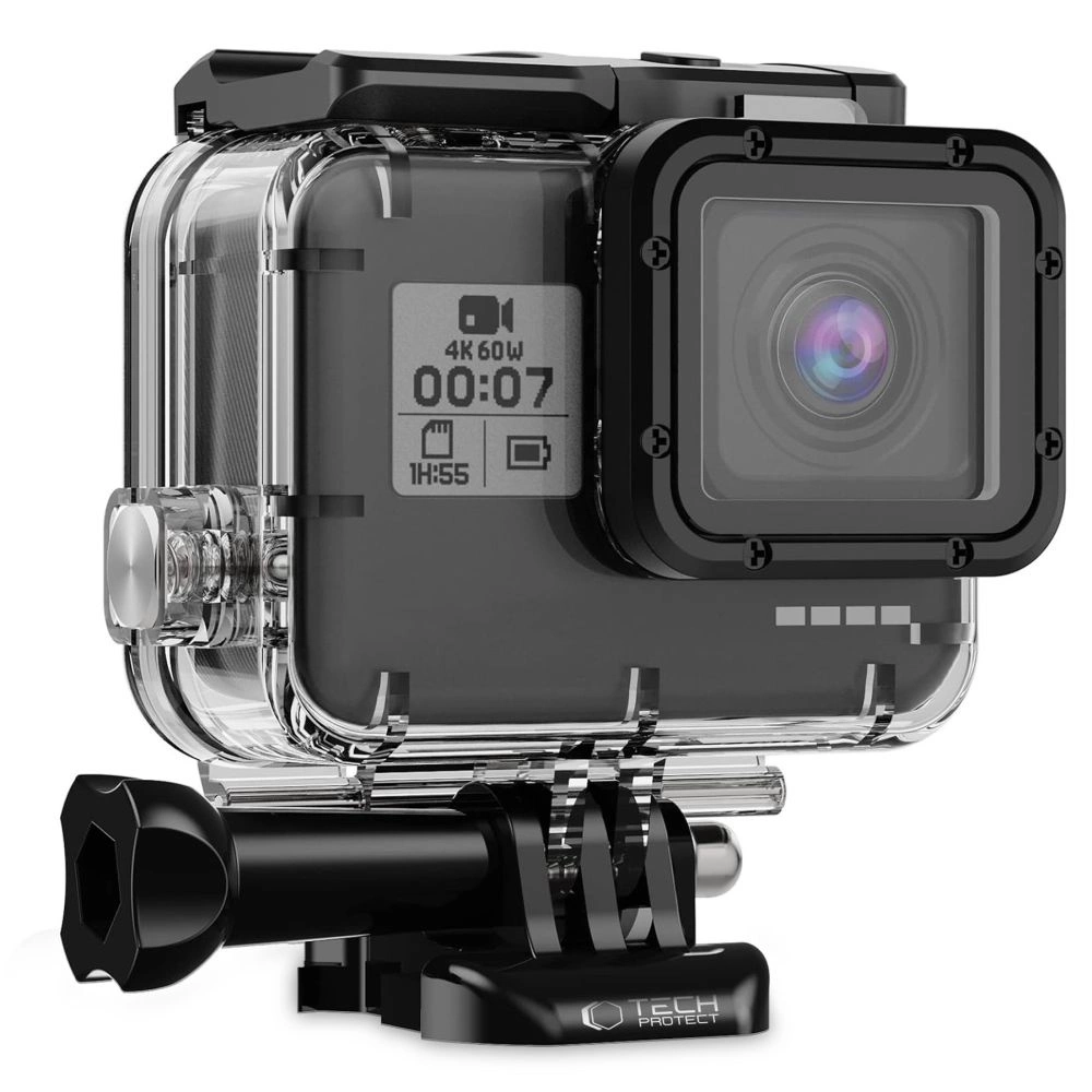 Tech-Protect GA200 Waterproof Case for GoPro Hero 5 / 6 / 7 - Transparenteng