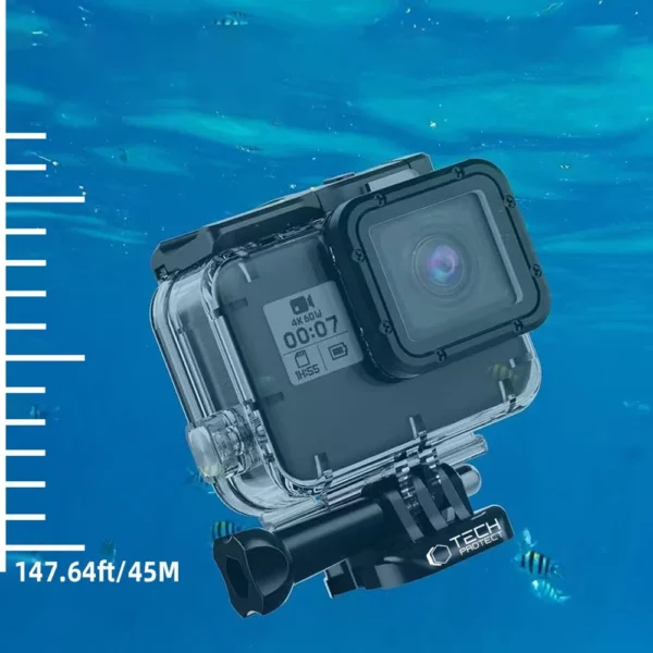 Tech-Protect GA200 Waterproof Case for GoPro Hero 5 / 6 / 7 - Transparenteng