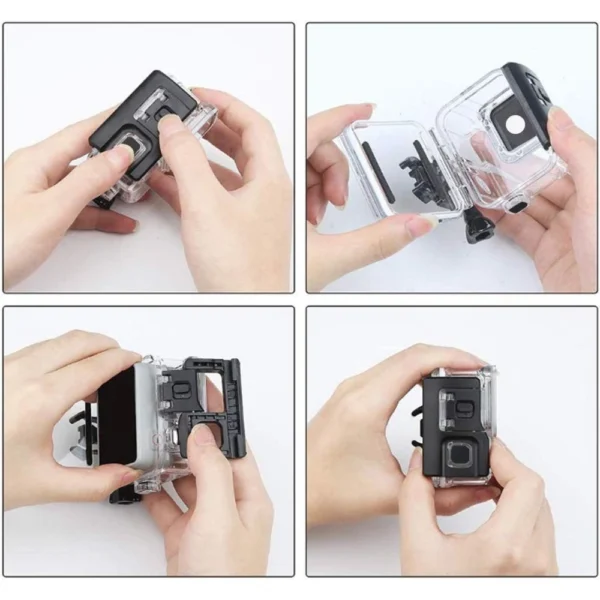 Tech-Protect GA200 Waterproof Case for GoPro Hero 5 / 6 / 7 - Transparenteng