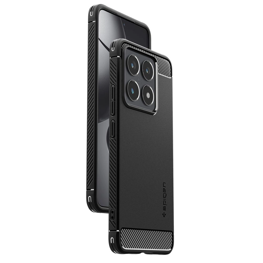 Spigen Rugged Armor Case for Xiaomi 14T Pro - Matte Blackeng