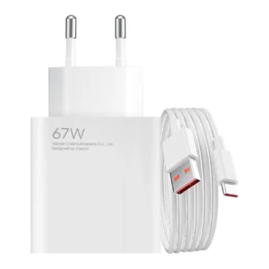 Ładowarka sieciowa Xiaomi BHR9465EU 67W 6.2A USB-A z kablem USB-C - białapol