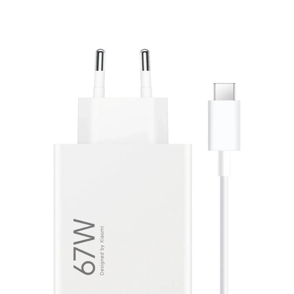 Ładowarka sieciowa Xiaomi BHR9465EU 67W 6.2A USB-A z kablem USB-C - białapol