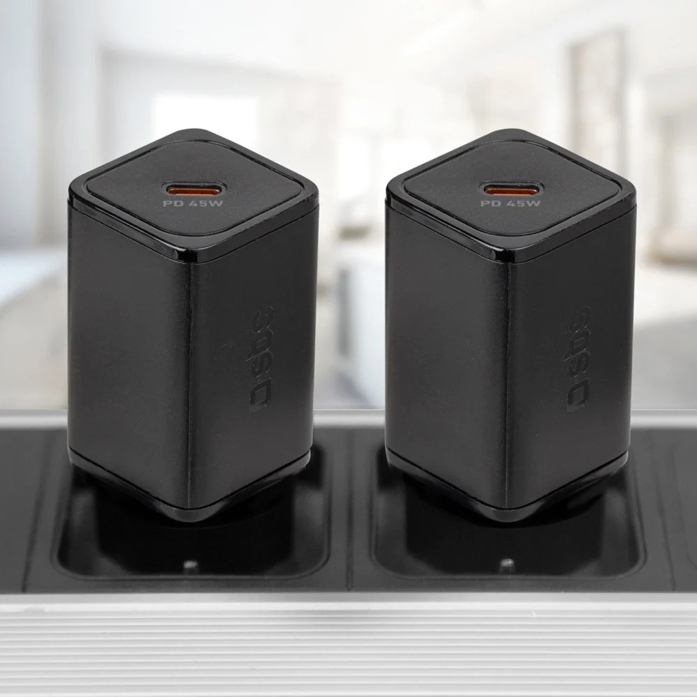SBS TETRGAN1C45W 45W GaN USB-C Wall Charger with Power Delivery - Blackeng