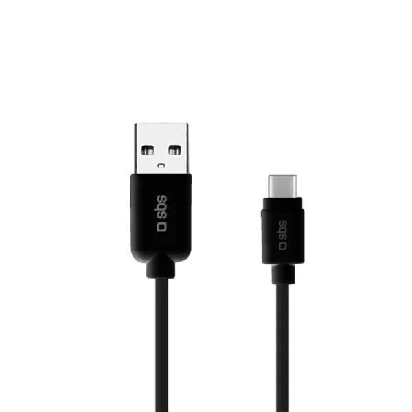 SBS TECABLETYC1KPOS USB-A - USB-C Cable 1m - Blackeng