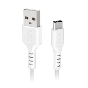 SBS TECABLEMICROC15W USB-A - USB-C Cable 1.5m - Whiteeng