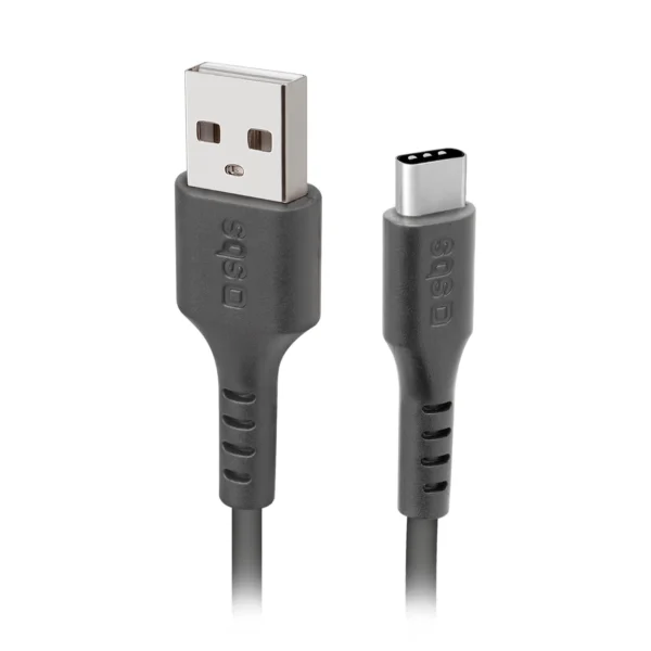 SBS TECABLETC220K USB-A - USB-C Cable 2 m - Blackeng