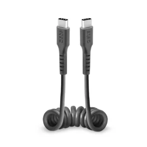 SBS TECABLETYPCCSK USB-C spiral cable - USB-C 0.5m - blackeng