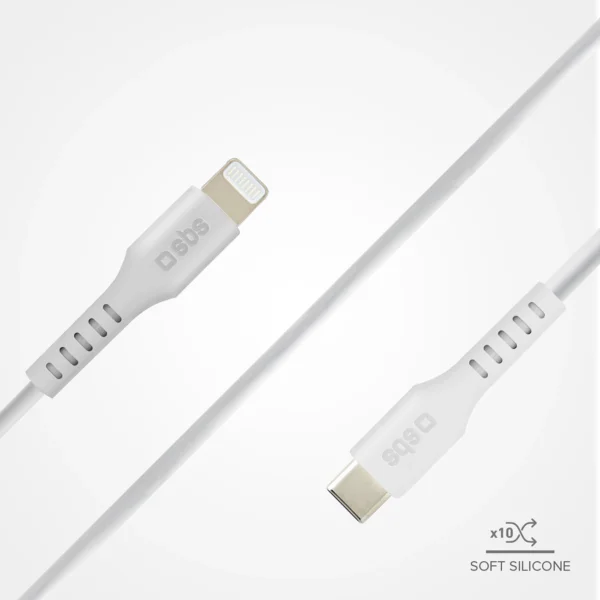 SBS TECABLELIGTC1W USB-C - Lightning Cable MFi Certified, 1m - Whiteeng