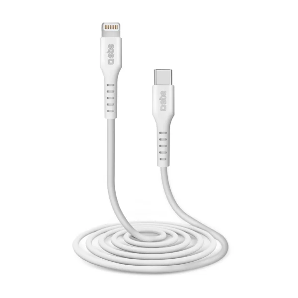 SBS TECABLELIGTC2W USB-C - Lightning Cable 2 m - Whiteeng