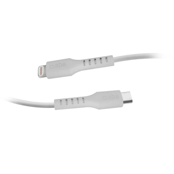 SBS TECABLELIGTC2W USB-C - Lightning Cable 2 m - Whiteeng