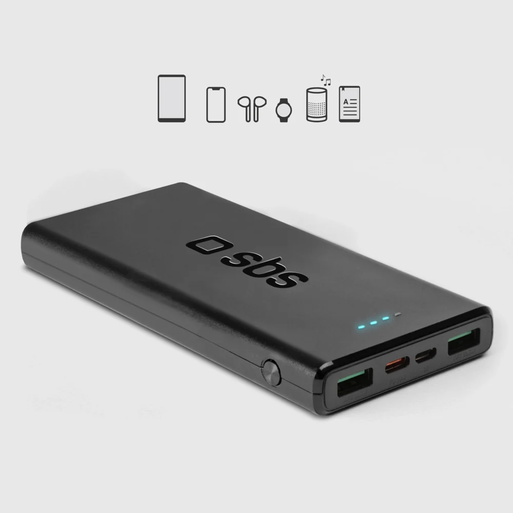 Powerbank SBS TTBB10000FASTPD20K 10000 mAh 20W with Power Delivery - blackeng