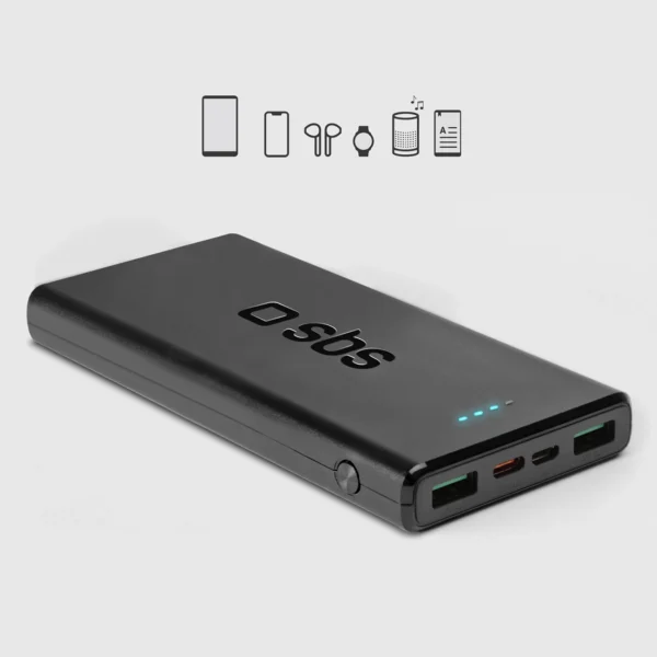 Powerbank SBS TTBB10000FASTPD20K 10000 mAh 20W with Power Delivery - blackeng