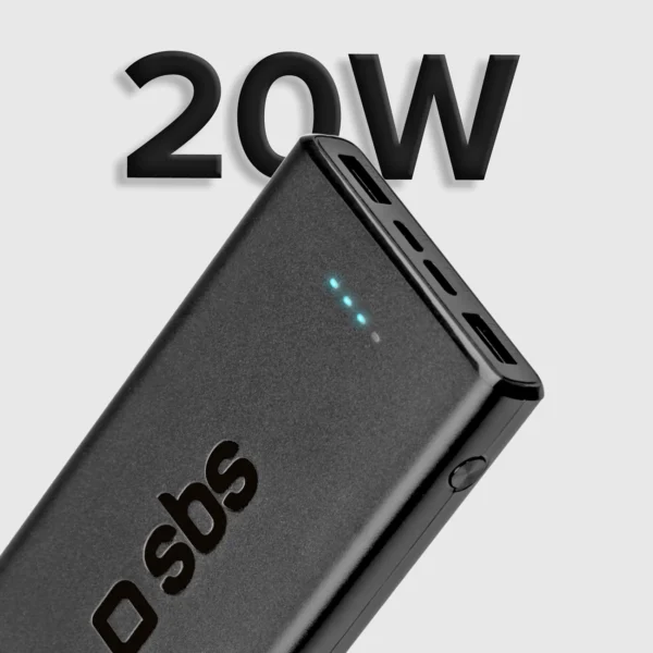 Powerbank SBS TTBB10000FASTPD20K 10000 mAh 20W with Power Delivery - blackeng