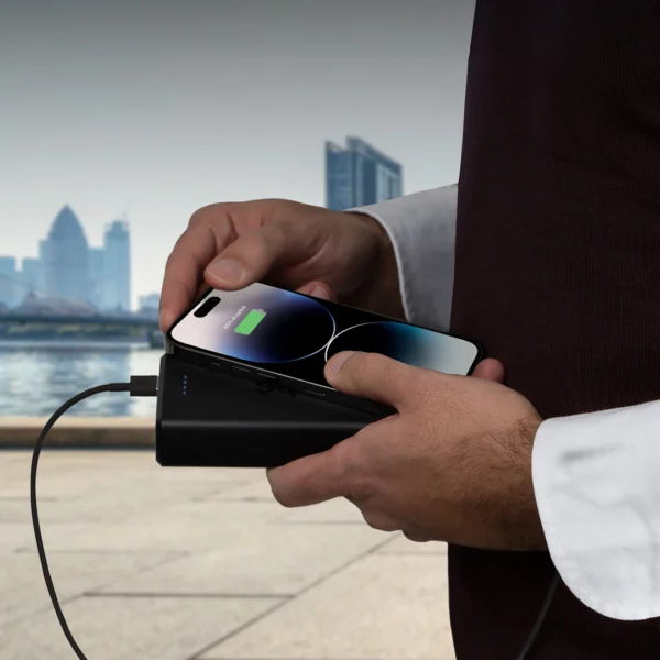Fast charge power bank: 20,000 mAh, 2 USBs Blackeng