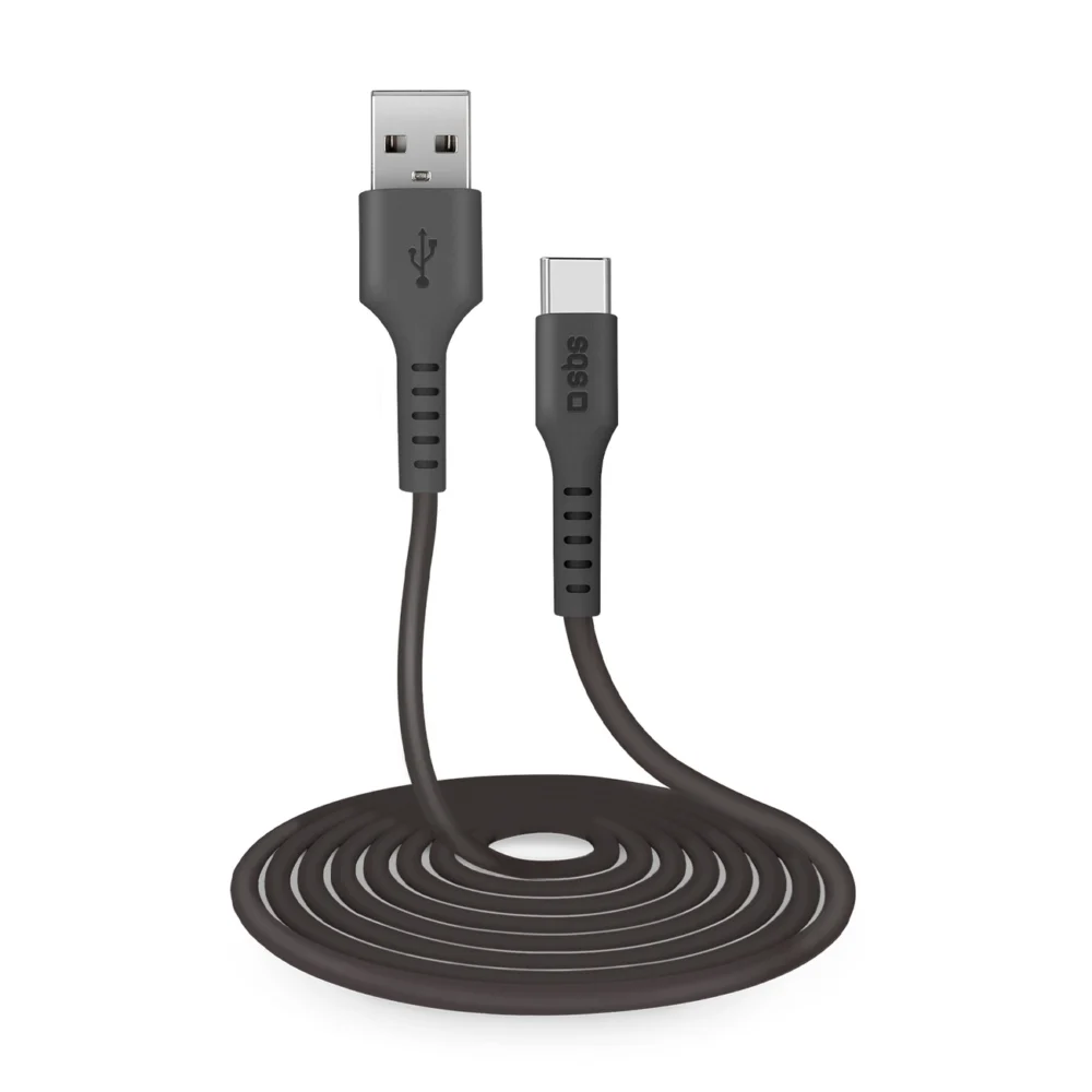 SBS TECABLETC3MTK USB-A - USB-C Cable 3m - Blackeng