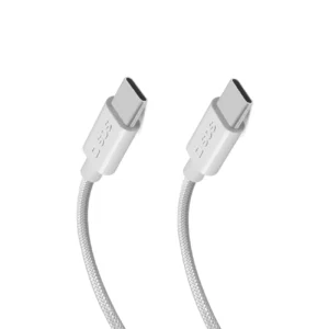 SBS TECABLETISSUETCC2G Cable 2 x USB-C 2m 60W with Power Delivery - Grayeng