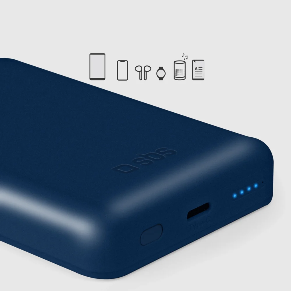 Powerbank SBS TEBB5000MAG1CB 5000 mAh compatible with MagSafe - blueeng