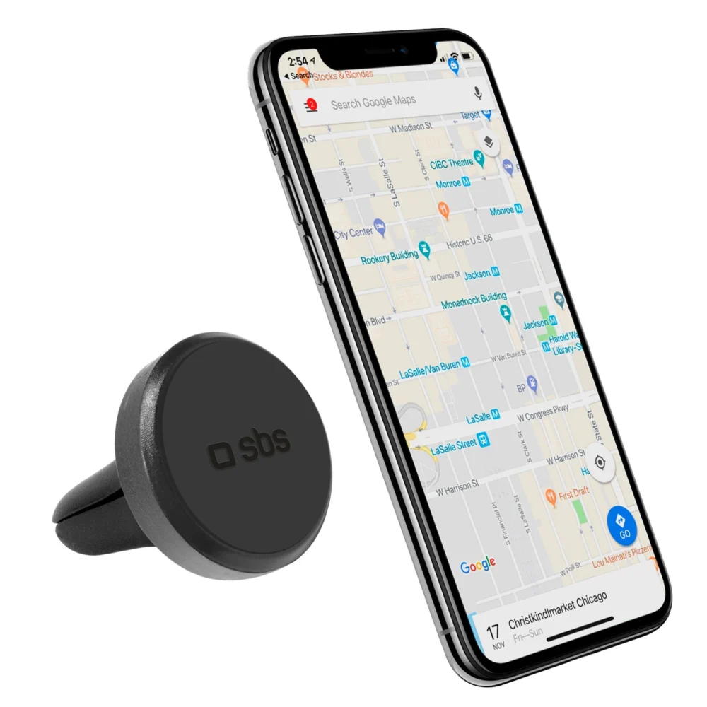 SBS TESUPPEASYMAGK smartphone holder magnetic, for air vent - blackeng