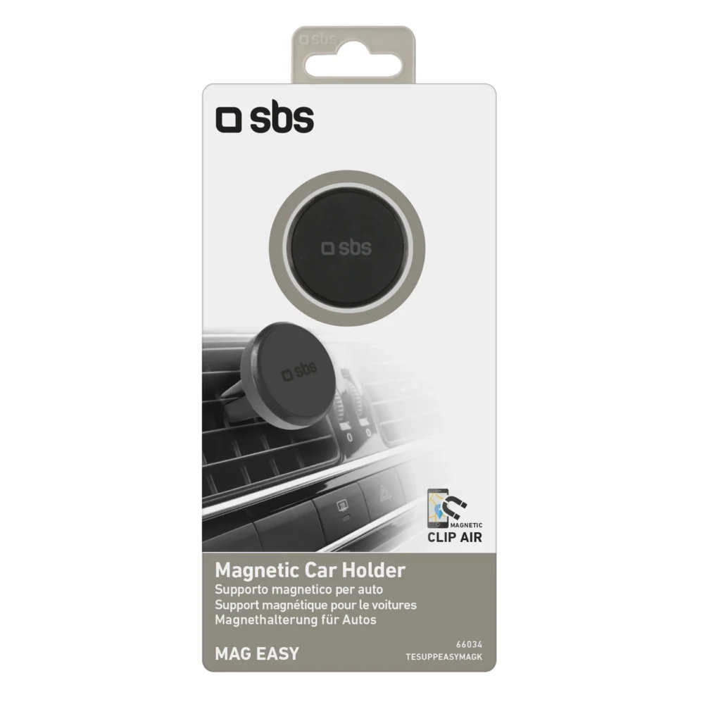 SBS TESUPPEASYMAGK smartphone holder magnetic, for air vent - blackeng