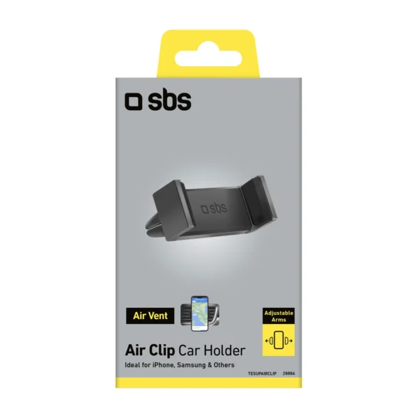 SBS TESUPAIRCLIP smartphone holder for air vent - blackeng