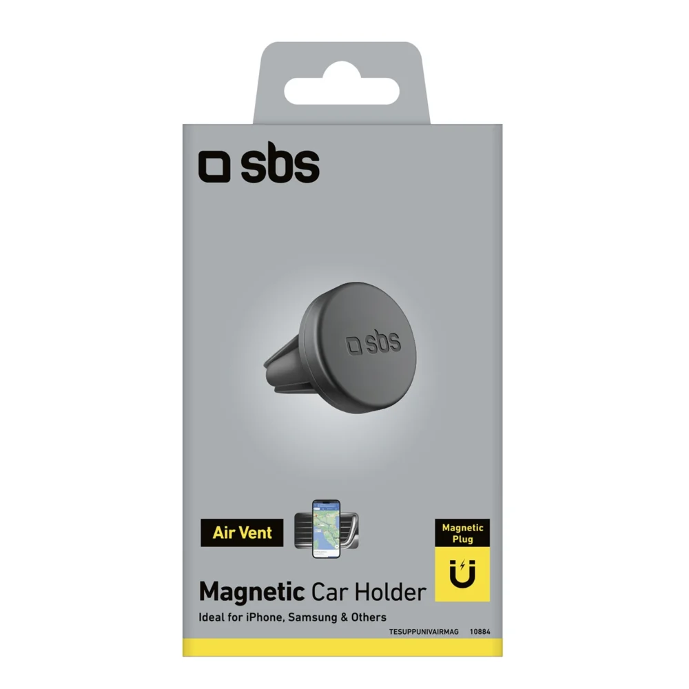 SBS TESUPPUNIVAIRMAG smartphone holder magnetic, for air vent - blackeng