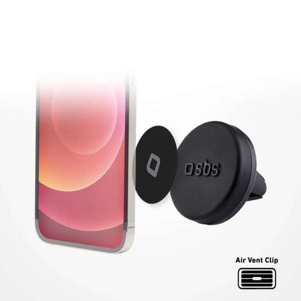 SBS TESUPPUNIVAIRMAG smartphone holder magnetic, for air vent - blackeng