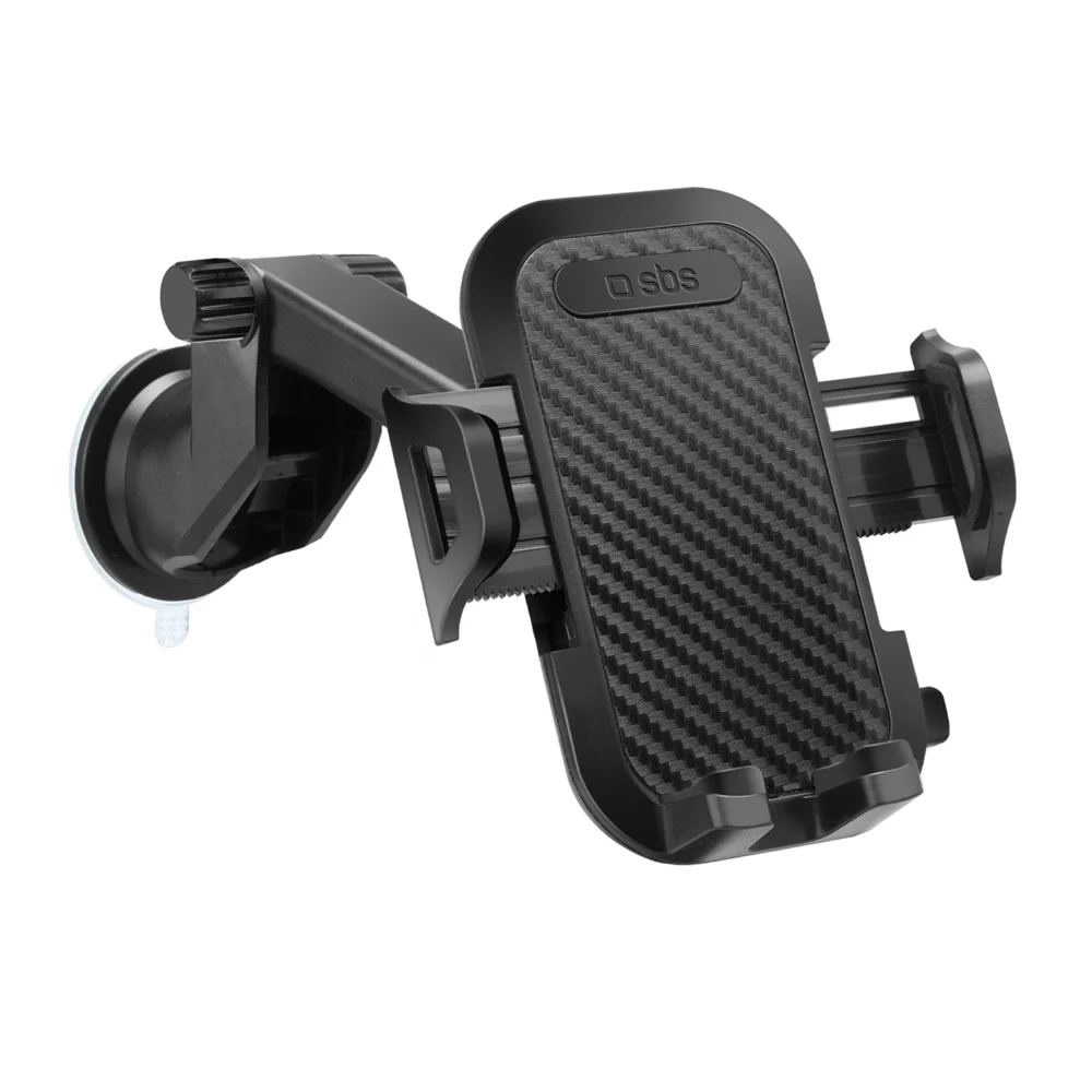 SBS TEHWSUPWIND smartphone holder telescopic with suction cup - blackeng