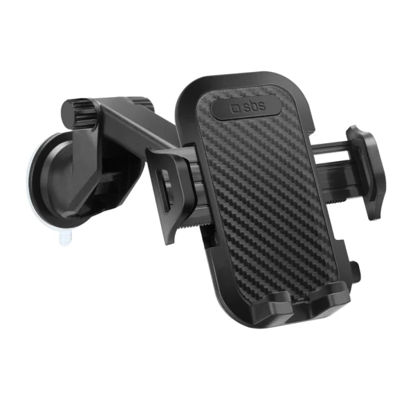 SBS TEHWSUPWIND smartphone holder telescopic with suction cup - blackeng