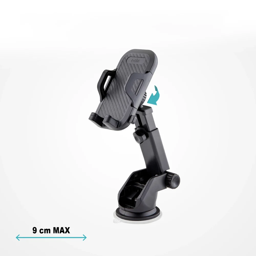 SBS TEHWSUPWIND smartphone holder telescopic with suction cup - blackeng