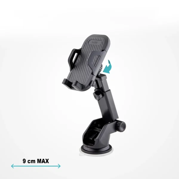 SBS TEHWSUPWIND smartphone holder telescopic with suction cup - blackeng