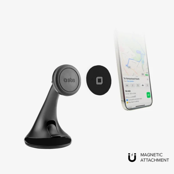 SBS TESUPPWINDWIDEK MagSafe compatible smartphone holder for dashboard/windshield - blackeng