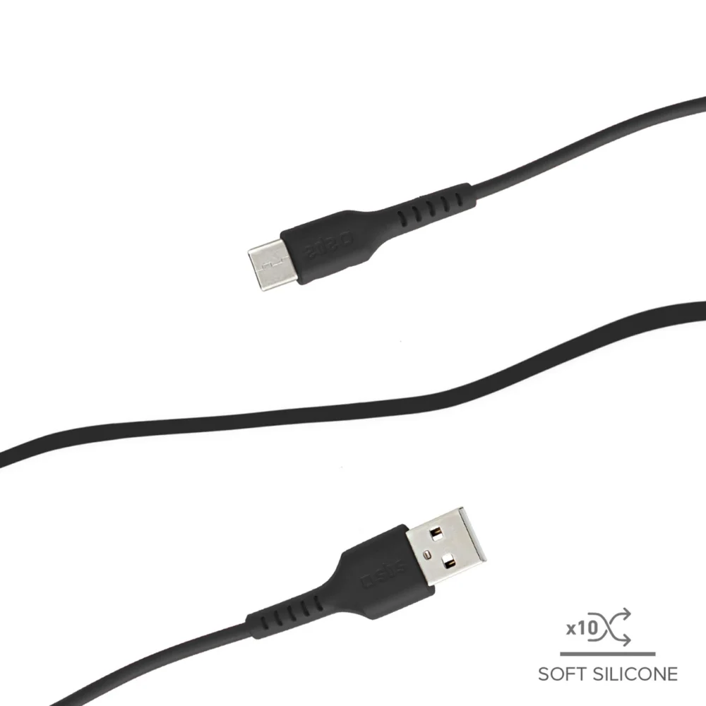 SBS TECABLEMICRO2K USB-A - Micro-USB Cable 2 m - Blackeng