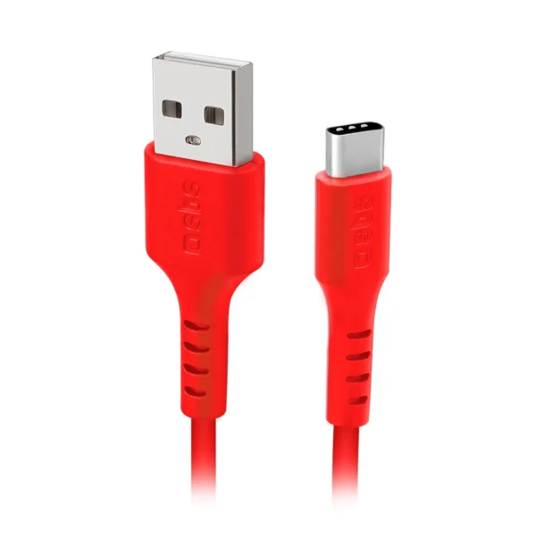 SBS TECABLEMICROC15R USB-A - USB-C Cable 1.5m - Redeng