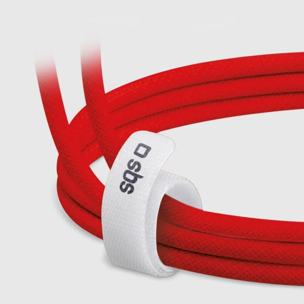 SBS TECABLETISSUETCCR USB-C - USB-C 1.5m 60W Braided Cable - Redeng