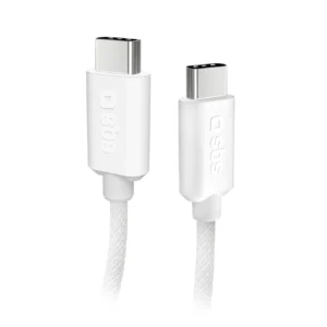 SBS TECABLETISSUETCCG USB-C - USB-C 1.5m 60W braided cable - grayeng