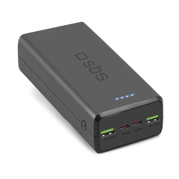 Powerbank SBS TTBB30000PD20K 30000 mAh 2 x USB-C 2 x USB-A - blackeng