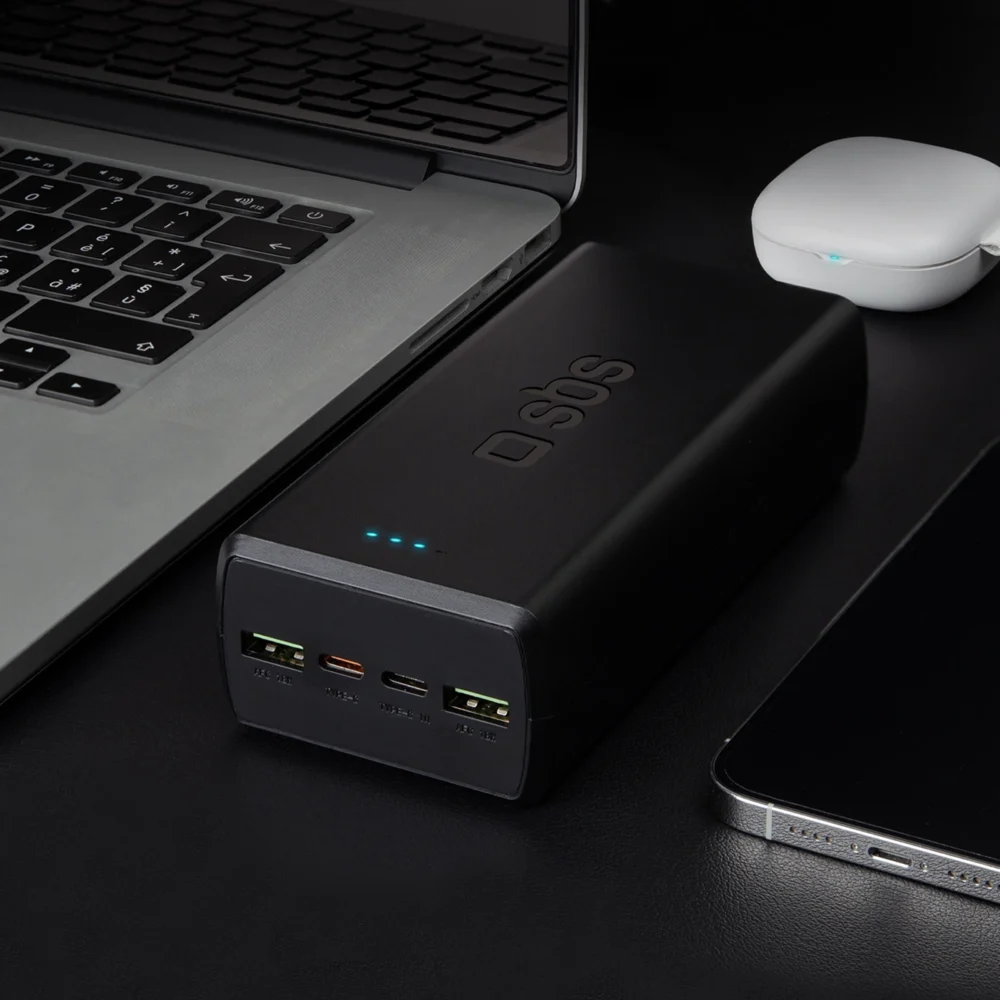 Powerbank SBS TTBB30000PD20K 30000 mAh 2 x USB-C 2 x USB-A - blackeng