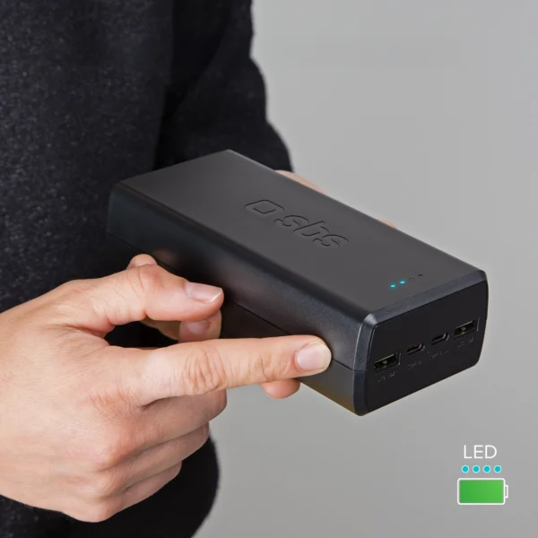 Powerbank SBS TTBB30000PD20K 30000 mAh 2 x USB-C 2 x USB-A - blackeng