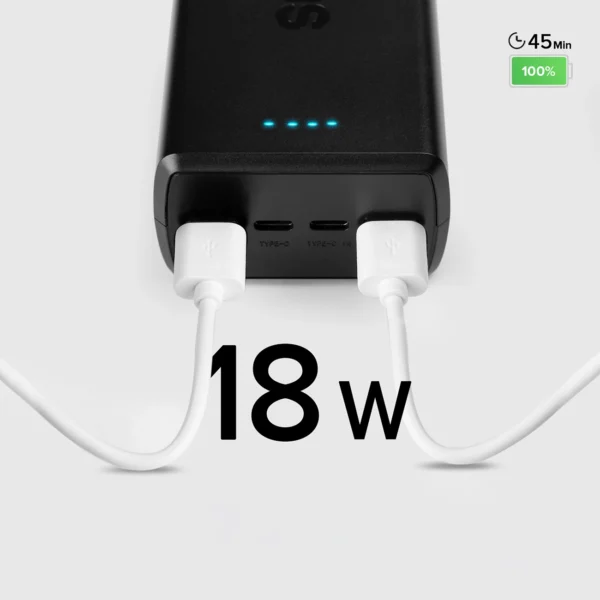Powerbank SBS TTBB30000PD20K 30000 mAh 2 x USB-C 2 x USB-A - blackeng