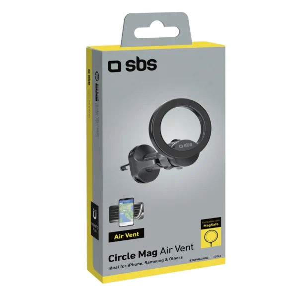 SBS TESUPMAGRING smartphone holder compatible with MagSafe - blackeng