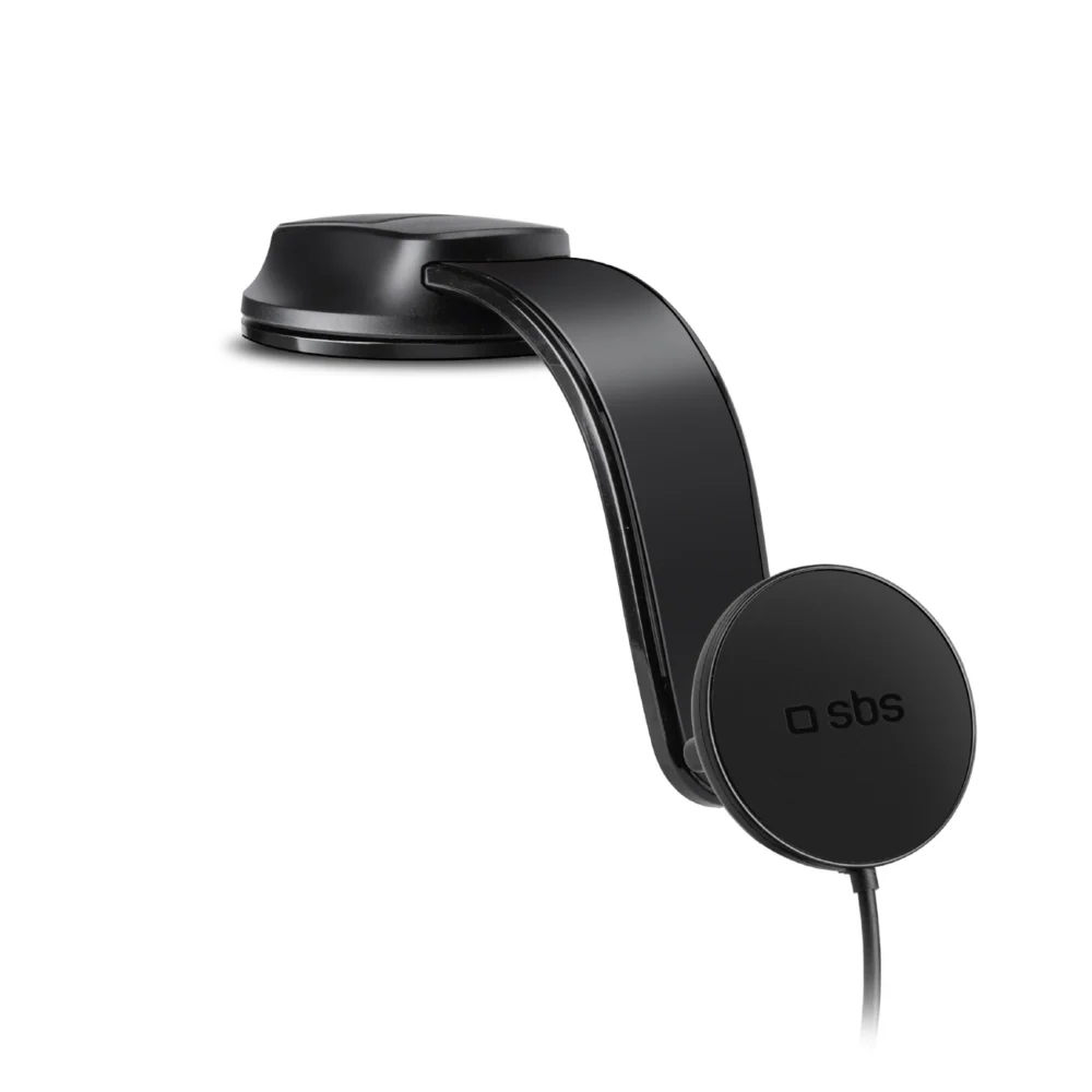 Smartphone holder with inductive charger SBS TESUPPMAG15W2115W compatible with MagSafe - blackeng