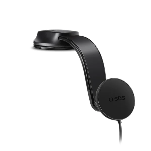 Smartphone holder with inductive charger SBS TESUPPMAG15W2115W compatible with MagSafe - blackeng