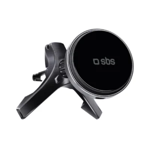 Smartphone holder with wireless charger SBS TESUPMAGWIR15W for air vent, compatible with MagSafe - blackeng