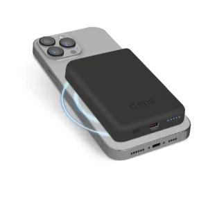 SBS TEBB5000MAG1CK Wireless Power Bank 5000 mAh USB-C, MagSafe Compatible - Blackeng